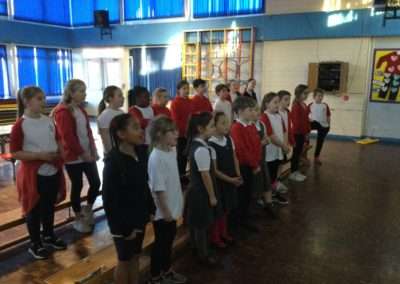 KS2 choir practice